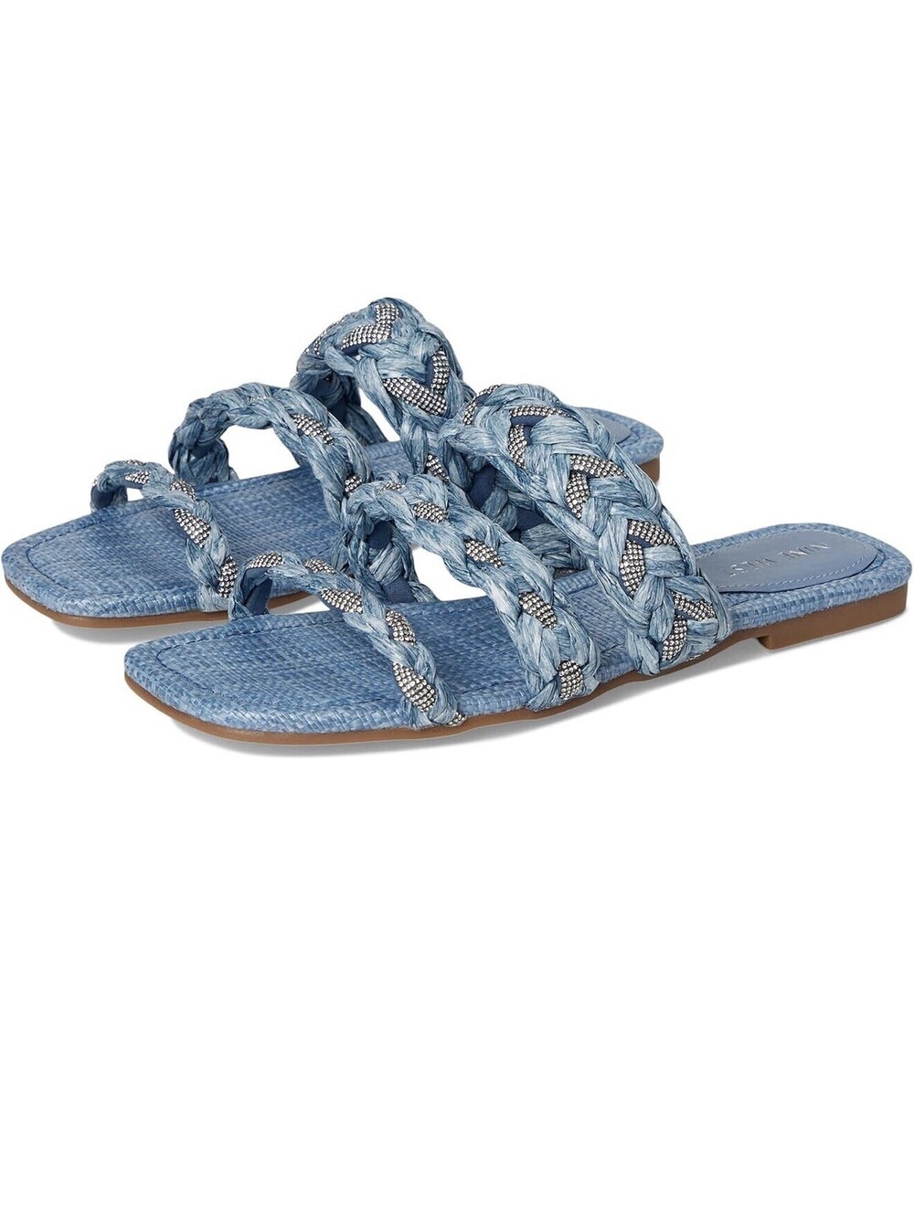Woman's Sandals Nine West Qazz3 Light Blue (450) Size 5.5 M
